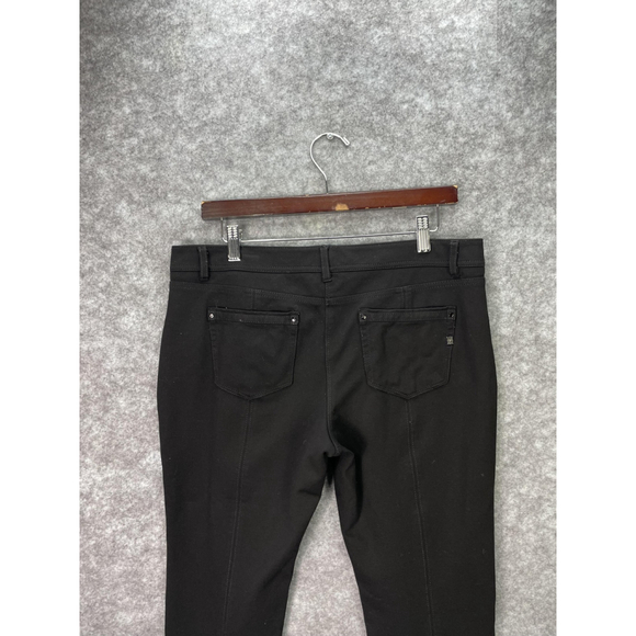 White House Black Market Pants Womens 10R Black Slim Leg Stretch Career Workwear - Picture 9 of 10